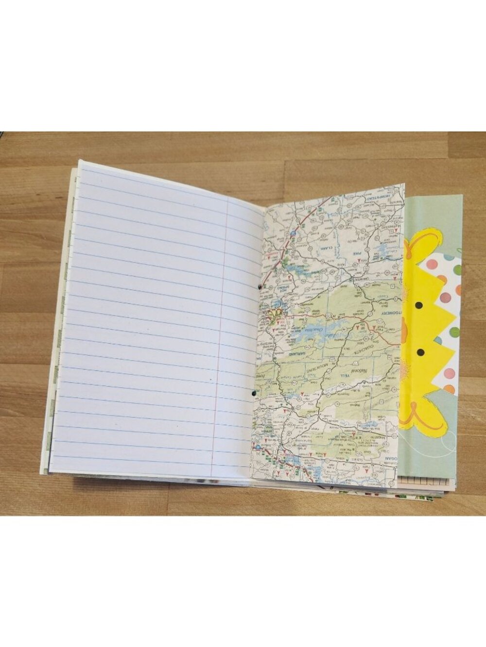 Handmade Junk Journal 90 pages Colorful & Bright 6x6.5" - Picture 9 of 16